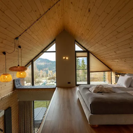 Chalet Yalyna - в карпатах із чаном-джакузі *